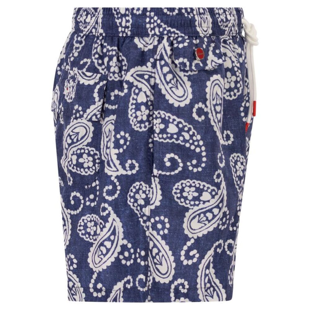 Kiton Men Short Patterned Swim Boxers - Picture 3 of 4